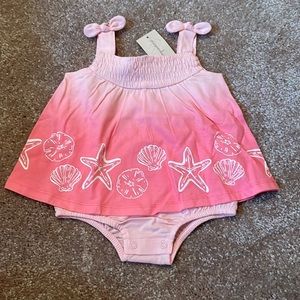 NWT First Impressions sunsuit for baby girl